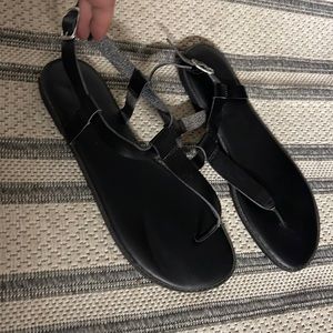 Torrid black women’s sandals size 11 Wide